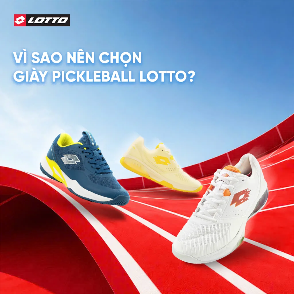 Vì sao nên chọn giày pickleball Lotto?